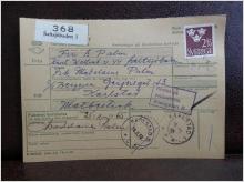 Frimärke på adresskort - stämplat 1965 - Saltsjöbaden 3 - Karlstad 