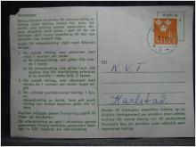 Adressändringskort med stämplade frimärken - 1964 - Älvsjö 