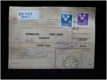Adresskort med stämplade frimärken - 1964 - Älvsjö till Karlstad