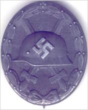 Tyska såradutmärkelsen 1939 i silver, märkt "127"