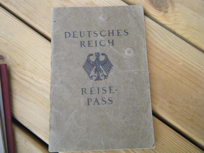 WW2 TYSKT REISE-PASS.