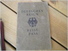 WW2 TYSKT REISE-PASS.