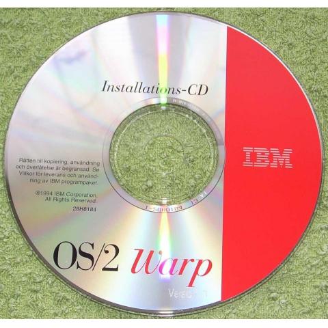 Datornostalgi! - Installations-CD för OS/2 Warp