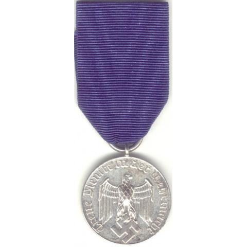 Medaljen för 4 års tjänst i Wehrmacht 1936