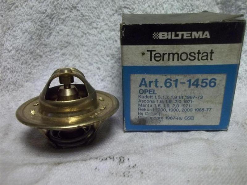 Ny Termostat 82 grader. Opel CIH motor. 1966-