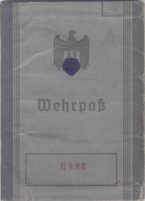 Tyskt Wehrpass 1937