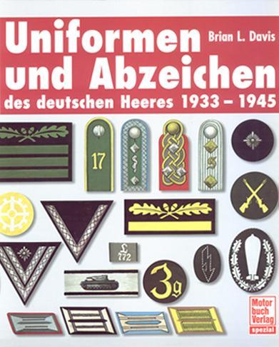 Stor uniformsbok om tyska armén 1933-1945 med många bilder