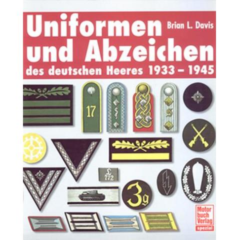 Stor uniformsbok om tyska armén 1933-1945 med många bilder