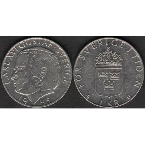 Sverige - 1 krona 1985