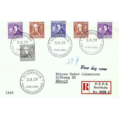 FDC. 1939. 2/6