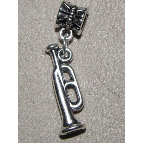 Berlock - charm - hänge ** För känd ormlänk ** - Trumpet