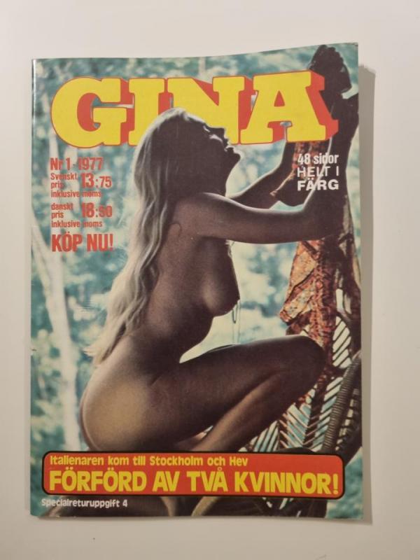 63 Herrtidning Gina Nr 1 1977
