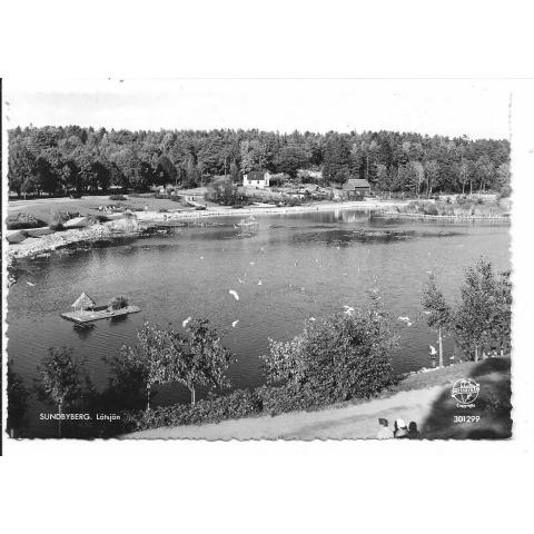Vykort. Stockholm. Sundbyberg Lötsjön .  PB 301299   1950 -1960.