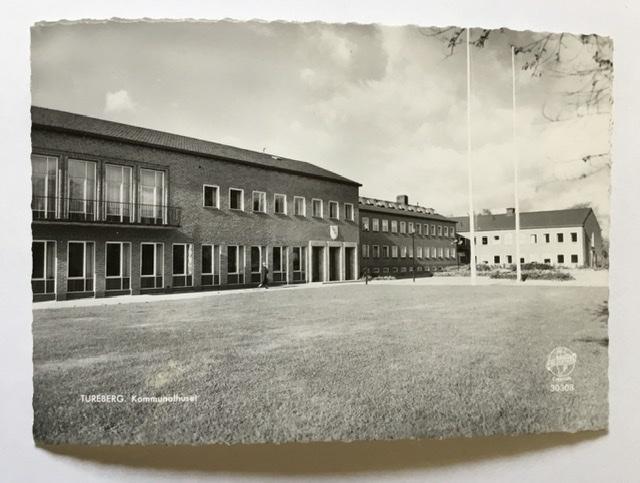 Vykort. Stockholm. Tureberg. Kommunalhuset.PB 30308. 1950 -1960.