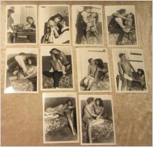 BS0361 Serie om 10 gamla Erotiska Foton 
