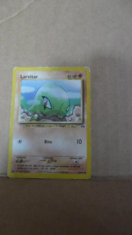 1 st pokemonkort Larvitar