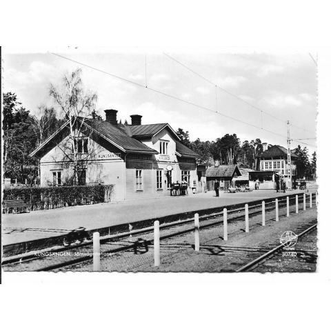Vykort. Stockholm. Kungsängen Järnvägsstation..  PB 30740   1950 -1960.