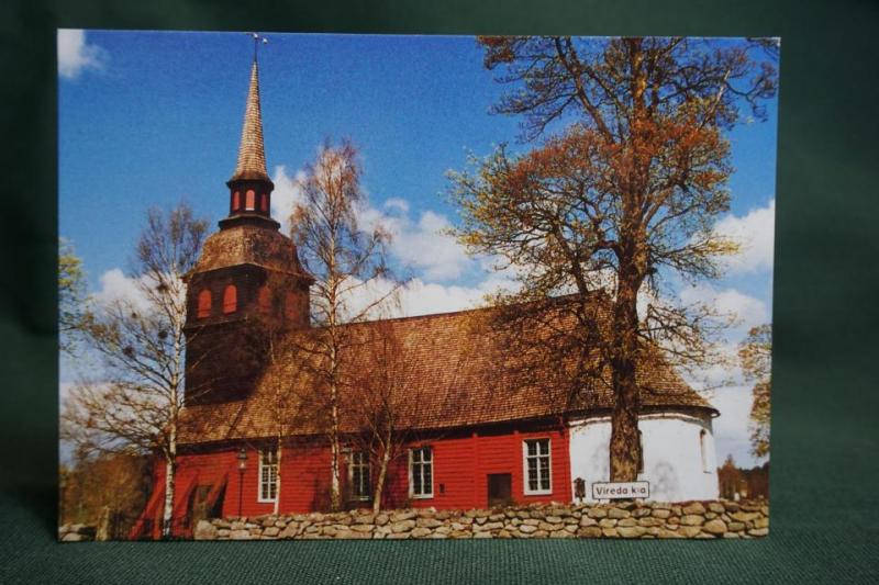 Vireda kyrka Linköpings Stift 2 äldre vykort