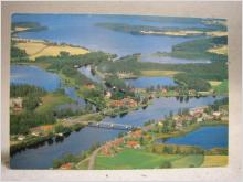 Nya bron över Dalälven Torsång Dalarna Äldre oskrivit vykort