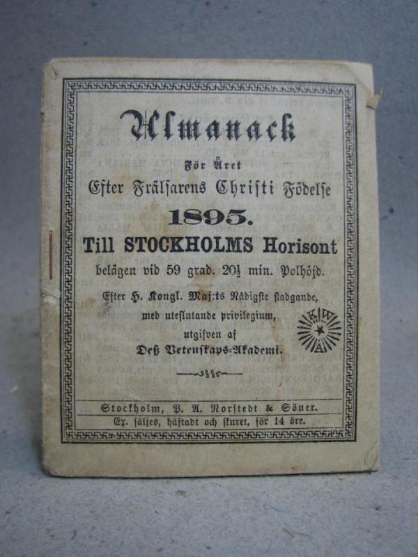 Almanack 1895