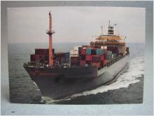 Fartyg M/S Bo Johnson Johnson Line Container Vessel Oskrivet gammalt vykort