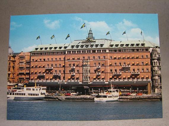 Grand Hotell Stockholm Oskrivet Äldre Vykort