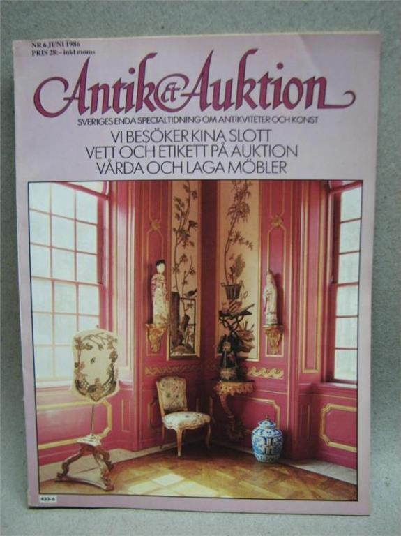 Antik & Auktion Nr. 6 1986