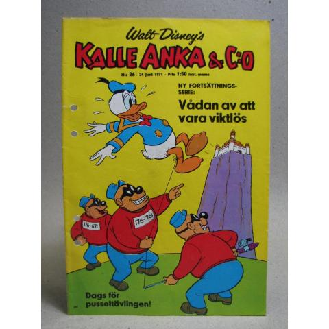 Kalle Anka & C:O - 1971  N:r 26