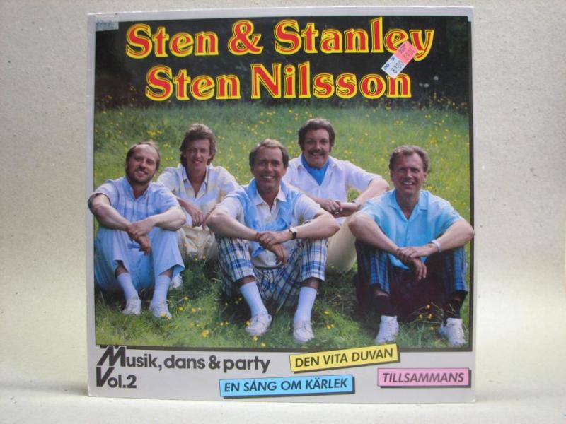 Lp - Sten & Stanley - Sten Nilsson Musik Dans & Party Vol. 2 1986