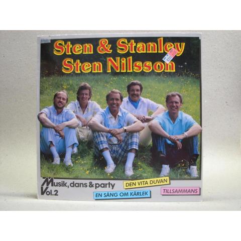 Lp - Sten & Stanley - Sten Nilsson Musik Dans & Party Vol. 2 1986
