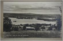 Rättvik Vy över Siljan från Lerdalshöjden 1928 Dalarna Gammalt skrivit vykort