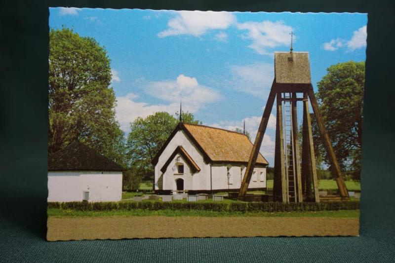 Råby-Rekarne kyrka Strängnäs Stift 2 äldre vykort