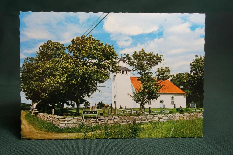 Lerdals kyrka Karlstads Stift 2 äldre vykort