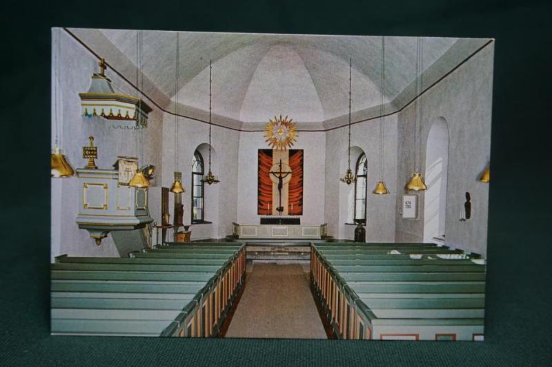 Hallsbergs kyrka Strängnäs Stift 1 äldre vykort