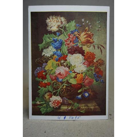 Blommor Gammalt oskrivet vykort av Nigg Joseph