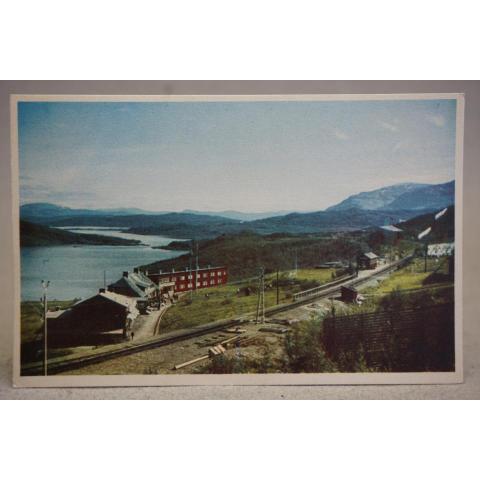 Lapplandia Riksgränsen Lappland Oskrivet Gammalt vykort