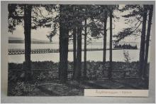 Ångbåtsbryggan i Rättvik Dalarna Antikt oskrivit vykort