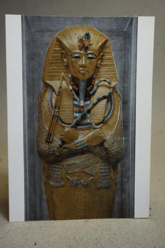 Tutanchamon Egyptisk konst Oskrivet vykort av fin konst