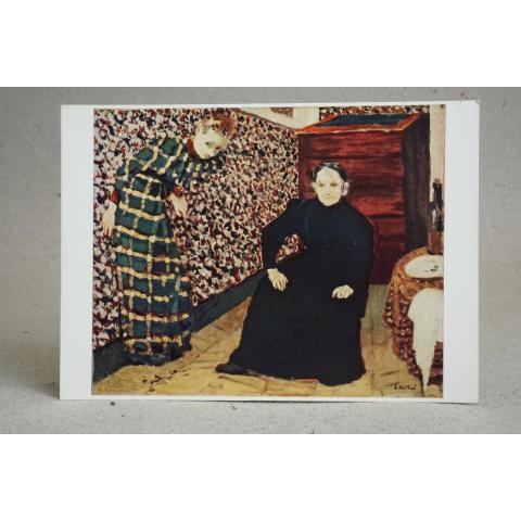 Edouard Vuillard Mor och syster of the artist Oskrivet vykort av fin konst