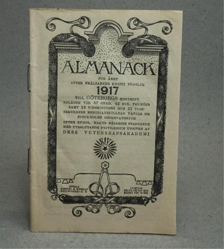 Almanack 1917