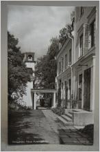 Tärna Folkhögskola Borggården 1949 Västmanland skrivet gammalt vykort
