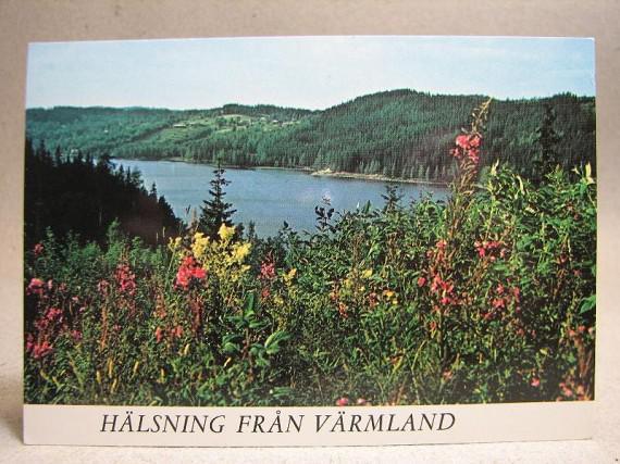 Hälsning från Värmland Oskrivet äldre vykort