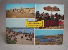 Bad Folkliv Sommarstaden Falkenberg 1983 Halland skrivet äldre vykort