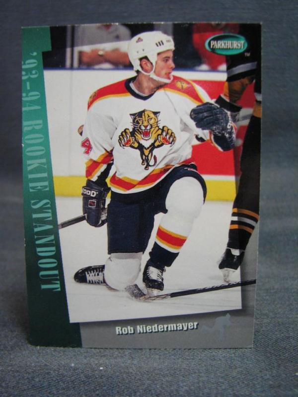 Ishockeykort Parkhurst Rookie Standout 294 Rob Niedermayer