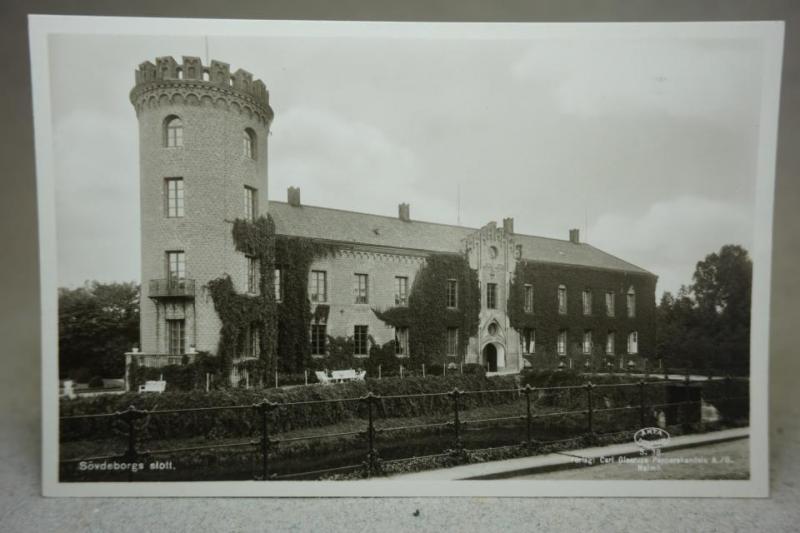 Sövdeborgs Slott Skåne Oskrivet gammalt vykort