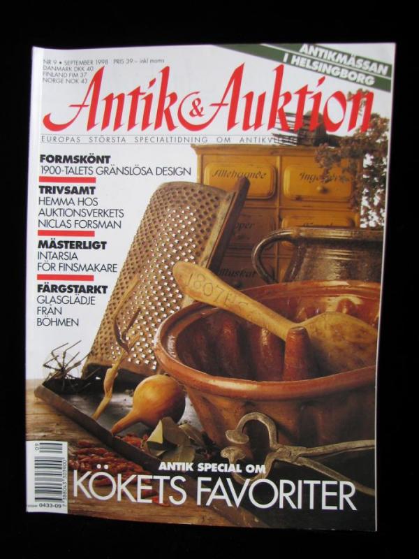 Antikt och Auktion Nr 9 1998