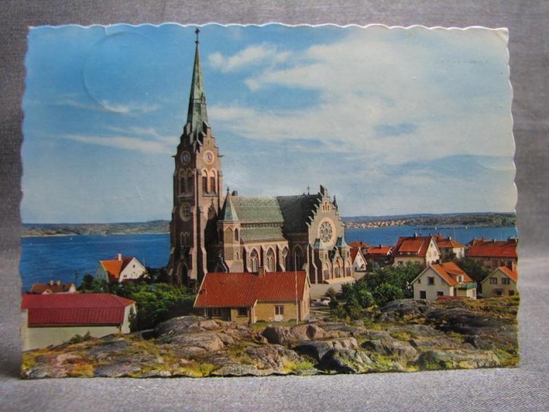Vykort - Bohuslän - Kyrkan i Lysekil