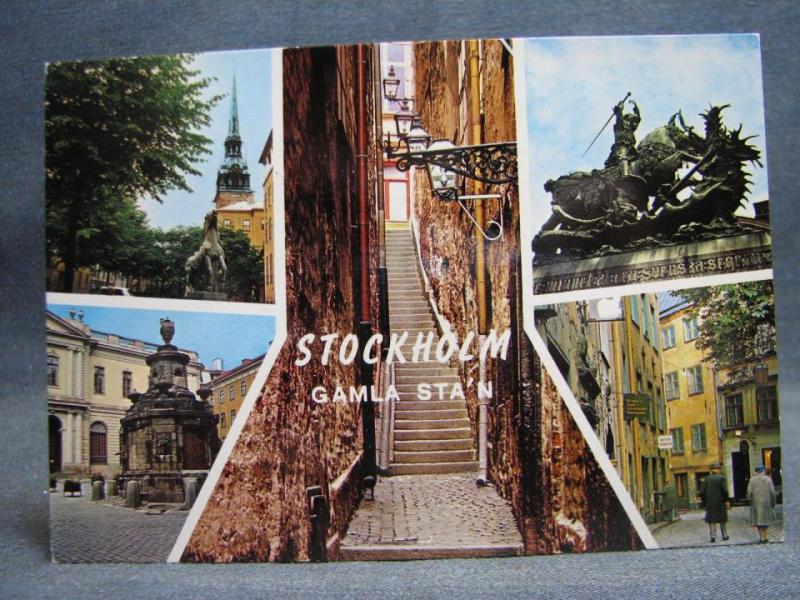 Vykort - Gamla Stan - Stockholm
