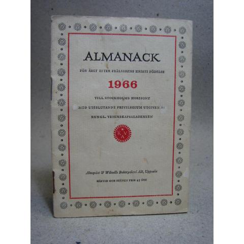 Almanacka 1966