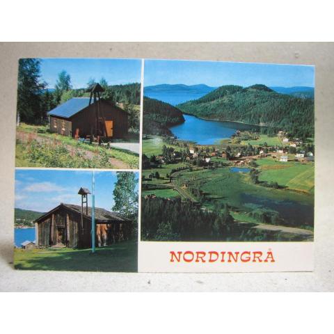 Vy mot Trångsundet Nordingrå Ångermanland skrivet äldre vykort